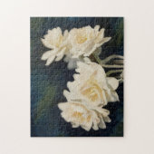  Witte Daffodil Bloemen Art Puzzel (Verticaal)
