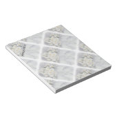 WITTE DAG BOUQUET  NOTE PAD NOTITIEBLOK (Schuin)