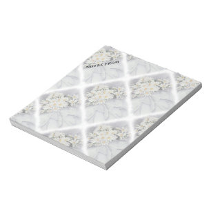WITTE DAG BOUQUET  NOTE PAD NOTITIEBLOK