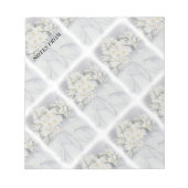WITTE DAG BOUQUET  NOTE PAD NOTITIEBLOK (Voorkant)