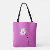 WITTE DAG OP PINKACHTERGROND TOTE BAG (Achterkant)