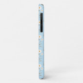 Witte dagbloem (sky blue background) Case-Mate iPhone case (Achterkant/links)