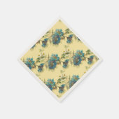  Witte Dagen en Blauwe Kornbloemen Crafter Servet (Hoek)