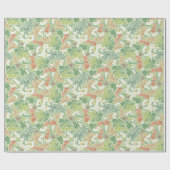  Witte Dagen Gele Botervliegen in de tuin Cadeaupapier (Vlak)