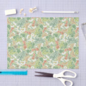 Witte Dagen Gele Botervliegen in de tuin Tissuepapier (Craft)