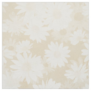 Witte dagen op beige stof