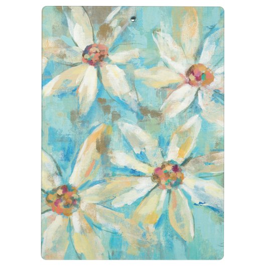 Witte dagen op blauw klembord (Achterkant)