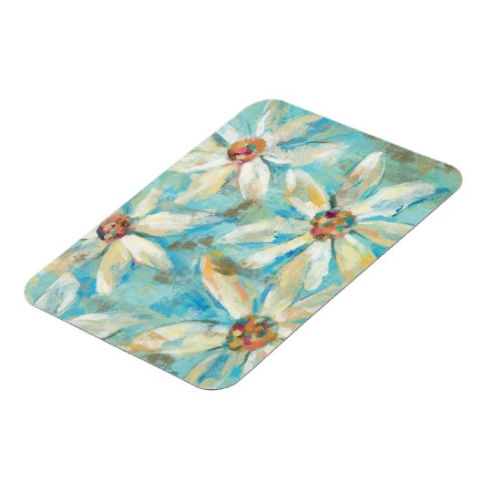 Witte dagen op blauw magneet (Linkerzijde)