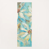 Witte dagen op blauw yogamat (Voorkant)