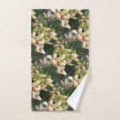 Witte daglelies  bad handdoek (Handdoek)