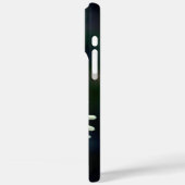 Witte Dahlia Bloem Persoonlijke Initialen Hoesje-M Case-Mate iPhone Case (Achterkant / Links)