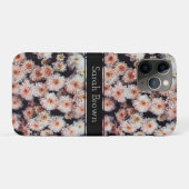 WITTE DAHLIA BLOEMEN ELEGANT AANGEPAST Case-Mate iPhone CASE (Achterkant (horizontaal))