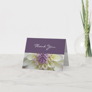 Witte Dahlia • Dankkaart Bedankkaart