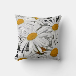 witte daisies gooien kussen