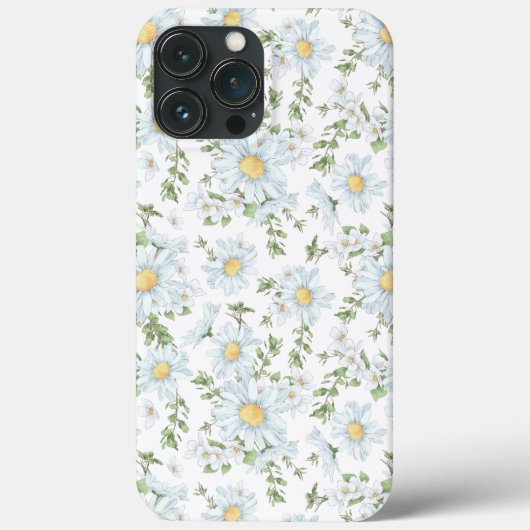Witte Daisies iPhone / iPad hoesje (Achterkant)