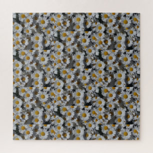 Witte Daisies Legpuzzel