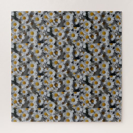 Witte Daisies Legpuzzel (Verticaal)