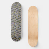Witte Daisies Skateboard (Voorkant)