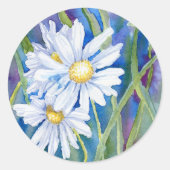 "Witte Daisies" Sticker (Voorkant)