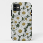 Witte Daisies Telefoon Case (Achterkant)