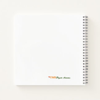 Witte Daisy 8.5x8.5"Spiraal Notitieboek