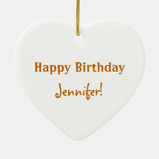 witte daisy bloemen gefeliciteerd keramisch ornament (Achterkant)