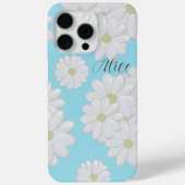 Witte Daisy Bloemen Moderne Bloemen Hemel Blauw Case-Mate iPhone Case (Achterkant)