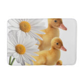 Witte Daisy Chicks Badkamer Badmat (Voorkant)