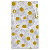 Witte Daisy collectie voor Verjaardag Klein Cadeauzakje (Achterkant)