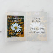Witte Daisy en zwarte Susans Kaart (Binnen)
