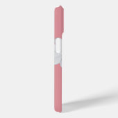 Witte Daisy Flowers Schattigee Salmon Pink Girly F Case-Mate iPhone Case (Achterkant / Rechts)