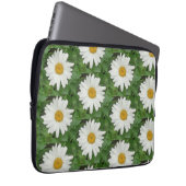 Witte Daisy laptophoes Laptop Sleeve (Voorkant Rechts)