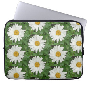 Witte Daisy laptophoes Laptop Sleeve