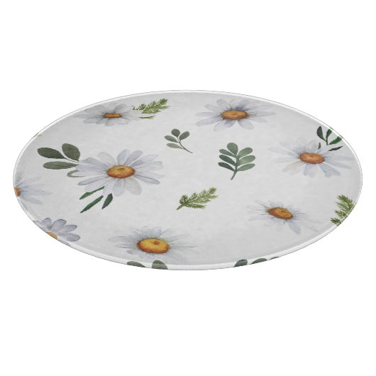 Witte daisy snijplaat, snijbak snijplank (Hoek)