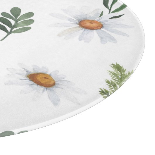 Witte daisy snijplaat, snijbak snijplank (Hoek)