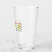 Witte Daisy Waterverf Glas (Links)