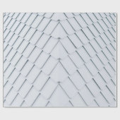 Witte dakpannen cadeaupapier (Vlak)