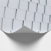 Witte dakpannen cadeaupapier (Hoek)