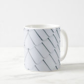 Witte dakpannen koffiemok (Voorkant rechts)