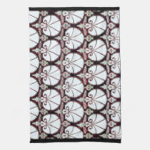 WITTE DAMAST ANJERS THEEDOEK (Verticaal)