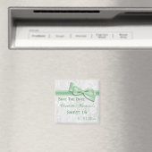 Witte Damast & Nefast Boog Sweet 16 Bewaar de Datu Magneet (Insitu (Vaatwasser))