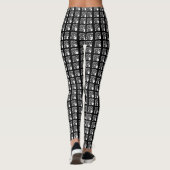 witte dames lange leggings (Achterkant)