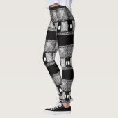 witte dames lange leggings (Links)