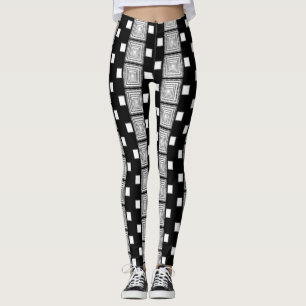 witte dames lange leggings