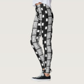witte dames lange leggings (Links)