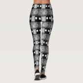 witte dames lange leggings (Achterkant)