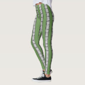 witte dames lange leggings (Links)
