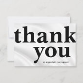 Witte Dankkaart Volg Instagram Winkel Bedankkaart (Voorkant)