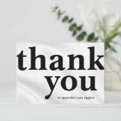 Witte Dankkaart Volg Instagram Winkel Bedankkaart (Staand voorkant)