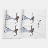 Witte danseres Thunder_Cove ballon Theedoek (Horizontaal)